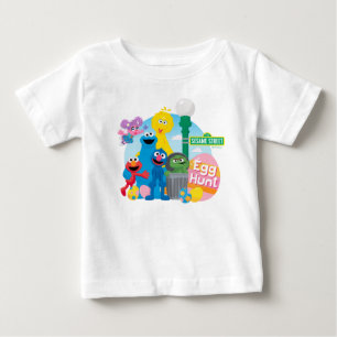 Sesame Street Easter Egg Hunt Baby T-Shirt