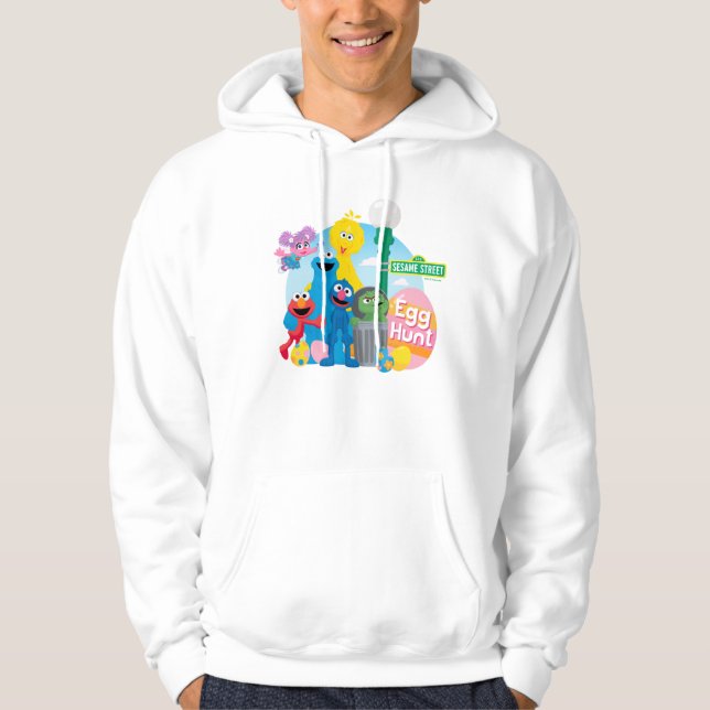 Sesame Street Easter Egg Hunt Hoodie (Front)