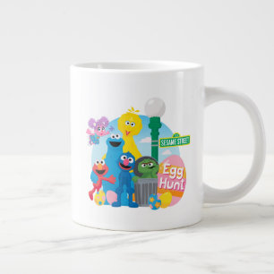Sesame Street Easter Egg Hunt Large Coffee Mug