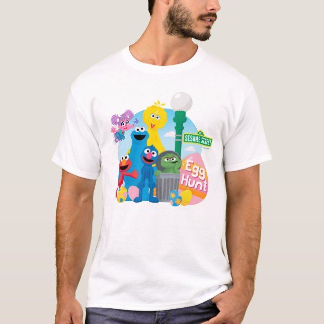 Sesame Street Easter Egg Hunt T-Shirt (Front)