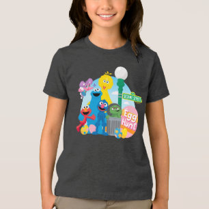 Sesame Street Easter Egg Hunt Tri-Blend Shirt