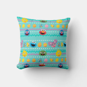 Sesame Street Easter Egg Pattern Cushion