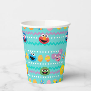 Sesame Street Easter Egg Pattern Paper Cups
