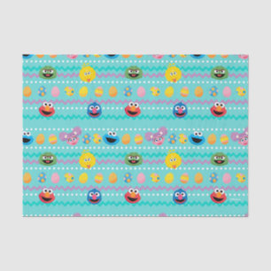Sesame Street Easter Egg Pattern Tissue Paper