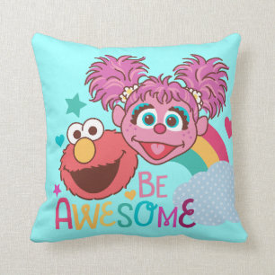 Sesame Street Elmo & Abby - Be Awesome Cushion