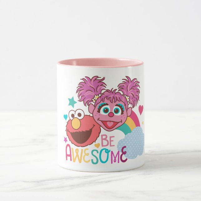 Sesame Street | Elmo & Abby - Be Awesome Mug (Center)