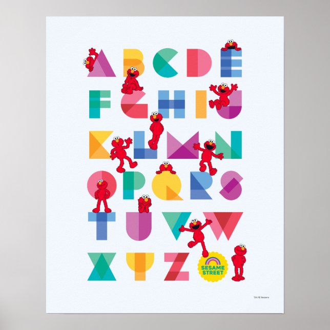 Sesame Street | Elmo Alphabet Poster (Front)