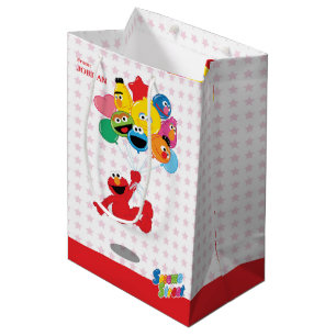 Sesame Street Elmo and Pals - Birthday Balloons Medium Gift Bag