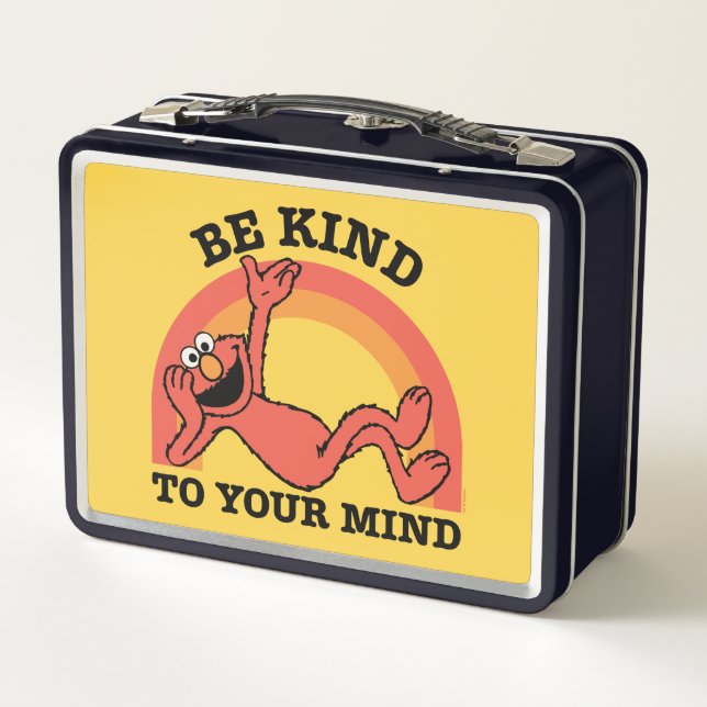 Sesame Street | Elmo Be Kind to Your Mind Metal Lunch Box (Back)