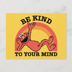 Sesame Street Elmo Be Kind to Your Mind Postcard