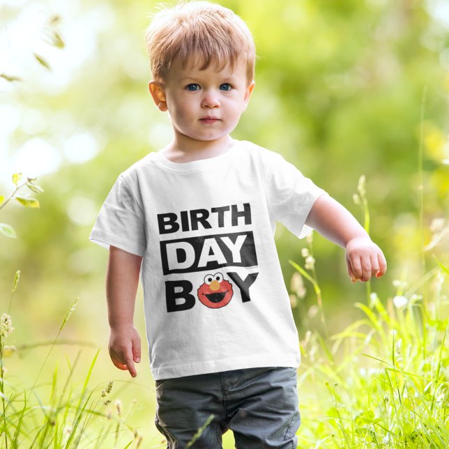 Sesame Street | Elmo - Birthday Boy Baby T-Shirt (Creator Uploaded)