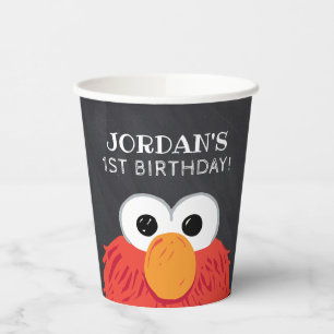 Sesame Street   Elmo Birthday Chalkboard Paper Cups
