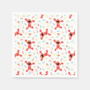 Sesame Street Elmo Birthday Crayon Napkin