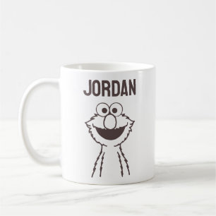 Sesame Street   Elmo Bright   Add Your Name Coffee Mug