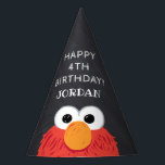 Sesame Street Elmo Chalkboard Birthday Party Hat<br><div class="desc">Celebrate your child's Birthday with these sweet Sesame Street party hats featuring Elmo. Personalise by adding your child's age and name!</div>