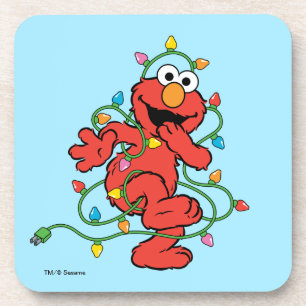 Sesame Street   Elmo Christmas Lights Coaster