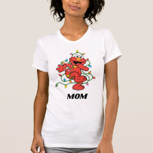 Sesame Street Elmo Christmas Lights T-Shirt