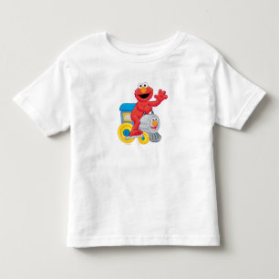 Sesame Street Elmo Chugga Chugga Two Two Birthday Toddler T-Shirt