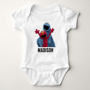 Sesame Street Elmo & Cookie Monster Baby Bodysuit