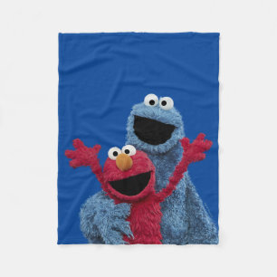 Sesame Street Elmo & Cookie Monster Fleece Blanket