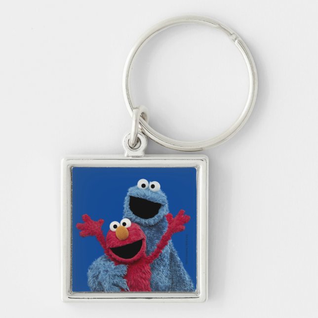 Sesame Street | Elmo & Cookie Monster Key Ring (Front)