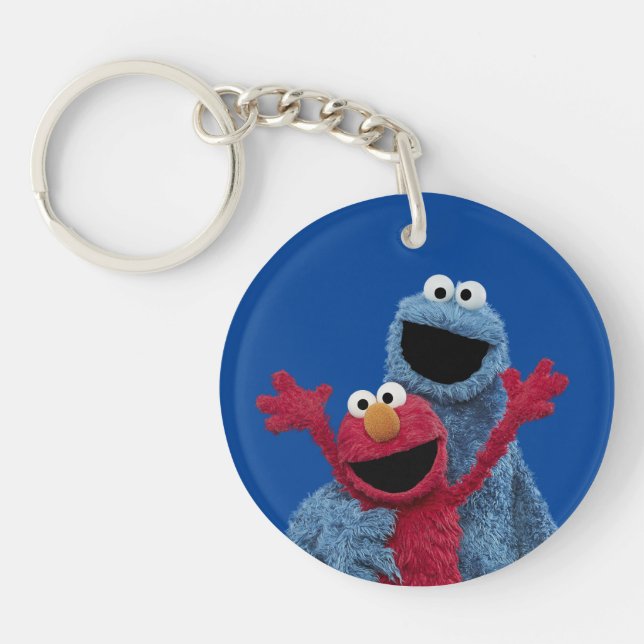 Sesame Street | Elmo & Cookie Monster Key Ring (Front)