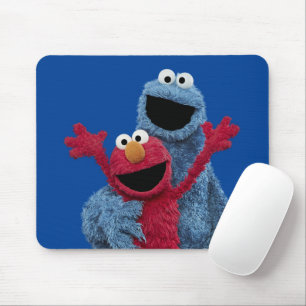Sesame Street   Elmo & Cookie Monster Mouse Mat