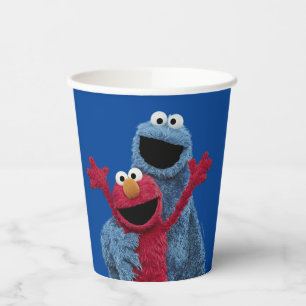 Sesame Street   Elmo & Cookie Monster Paper Cups