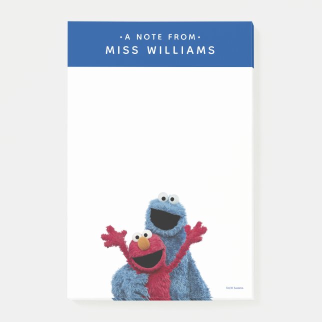 Sesame Street | Elmo & Cookie Monster Post-it Notes (Front)