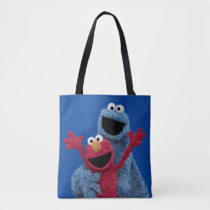 Sesame Street Elmo & Cookie Monster Tote Bag