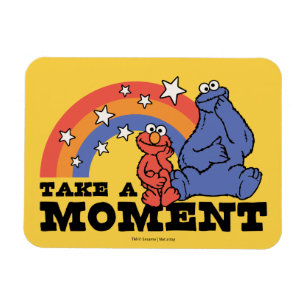 Sesame Street Elmo & Cookie Take a Moment Magnet