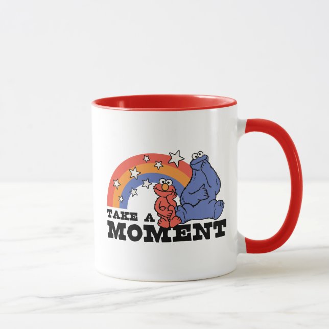 Sesame Street | Elmo & Cookie Take a Moment Mug (Right)