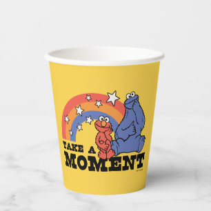 Sesame Street   Elmo & Cookie Take a Moment Paper Cups