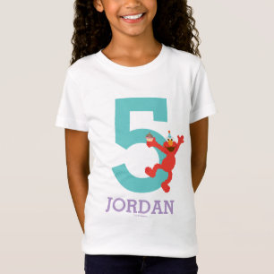 Sesame Street Elmo - Cupcake & Confetti Birthday T-Shirt