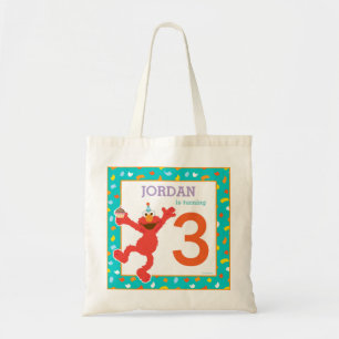 Sesame Street   Elmo - Cupcake & Confetti Birthday Tote Bag