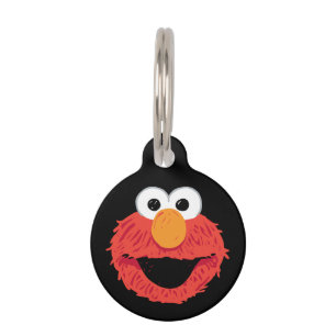 Sesame Street   Elmo Face   Add Your Pet's Info Pet Tag