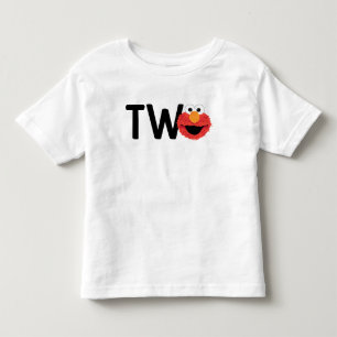Sesame Street Elmo Face I'm Two Birthday Toddler T-Shirt