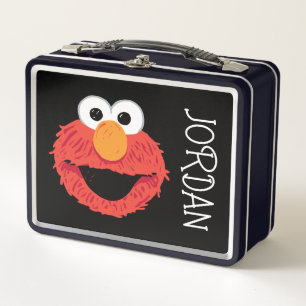 Sesame Street Elmo Face Metal Lunch Box