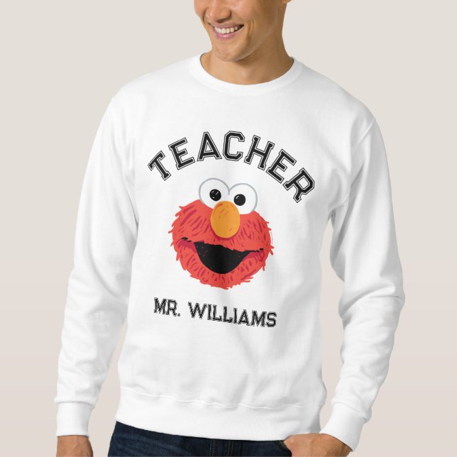 Sesame Street | Elmo Face Teacher Sweatshirt (Front)