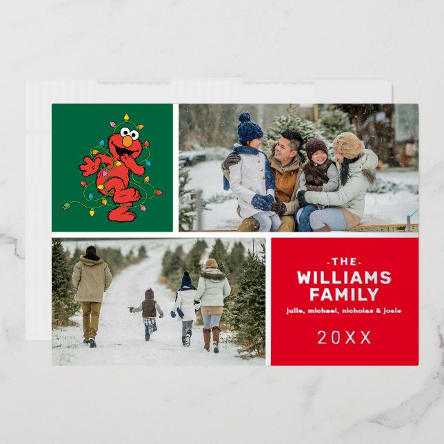 Sesame Street | Elmo Family Photo Holiday (Envelope)