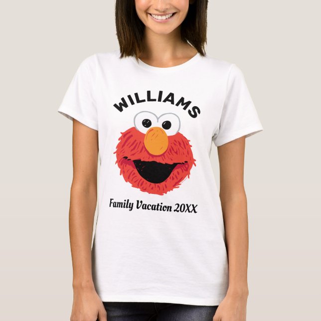 Sesame Street | Elmo Family Vacation T-Shirt (Front)