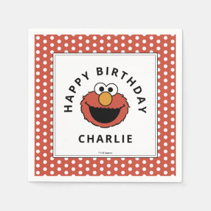 Sesame Street Elmo - First Birthday Napkins