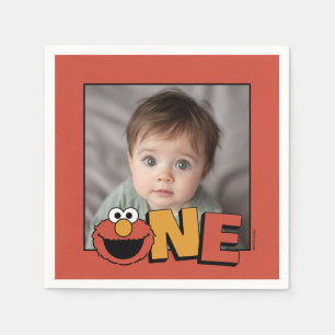 Sesame Street Elmo - First Birthday Napkins