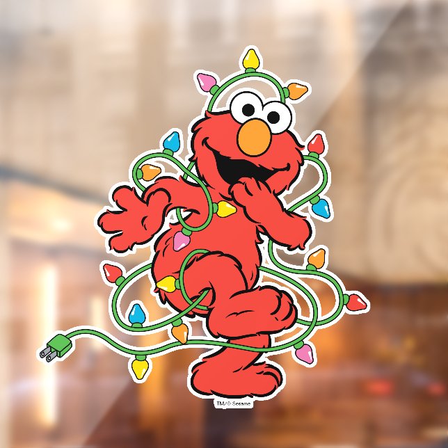 Sesame Street | Elmo First Christmas Lights Window Cling (Sheet 2)