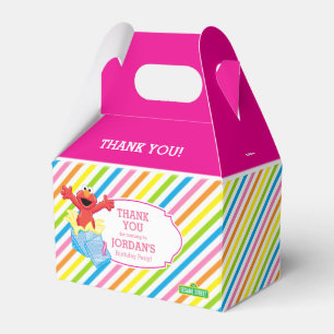 Sesame Street Elmo Girls - Birthday Thank You Favour Box