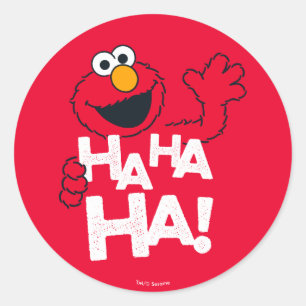 Sesame Street Elmo - Ha Ha Ha! Classic Round Sticker