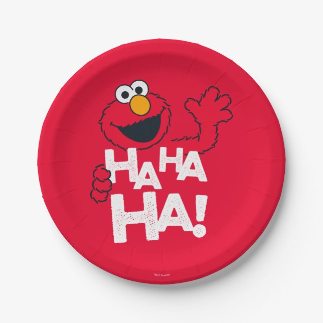 Sesame Street | Elmo - Ha Ha Ha! Paper Plate (Front)