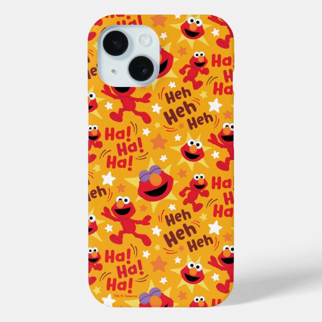 Sesame Street | Elmo Ha! Ha! Ha! Pattern Case-Mate iPhone Case (Back)