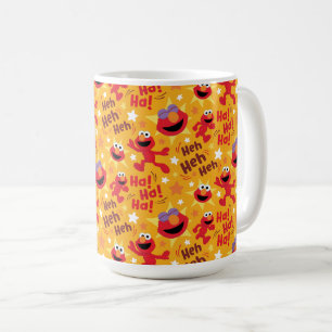 Sesame Street Elmo Ha! Ha! Ha! Pattern Coffee Mug