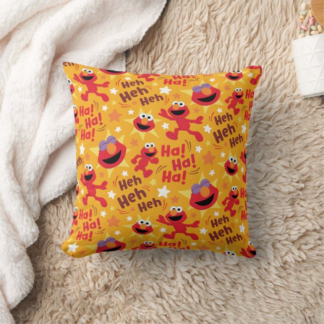 Sesame Street | Elmo Ha! Ha! Ha! Pattern Cushion (Blanket)
